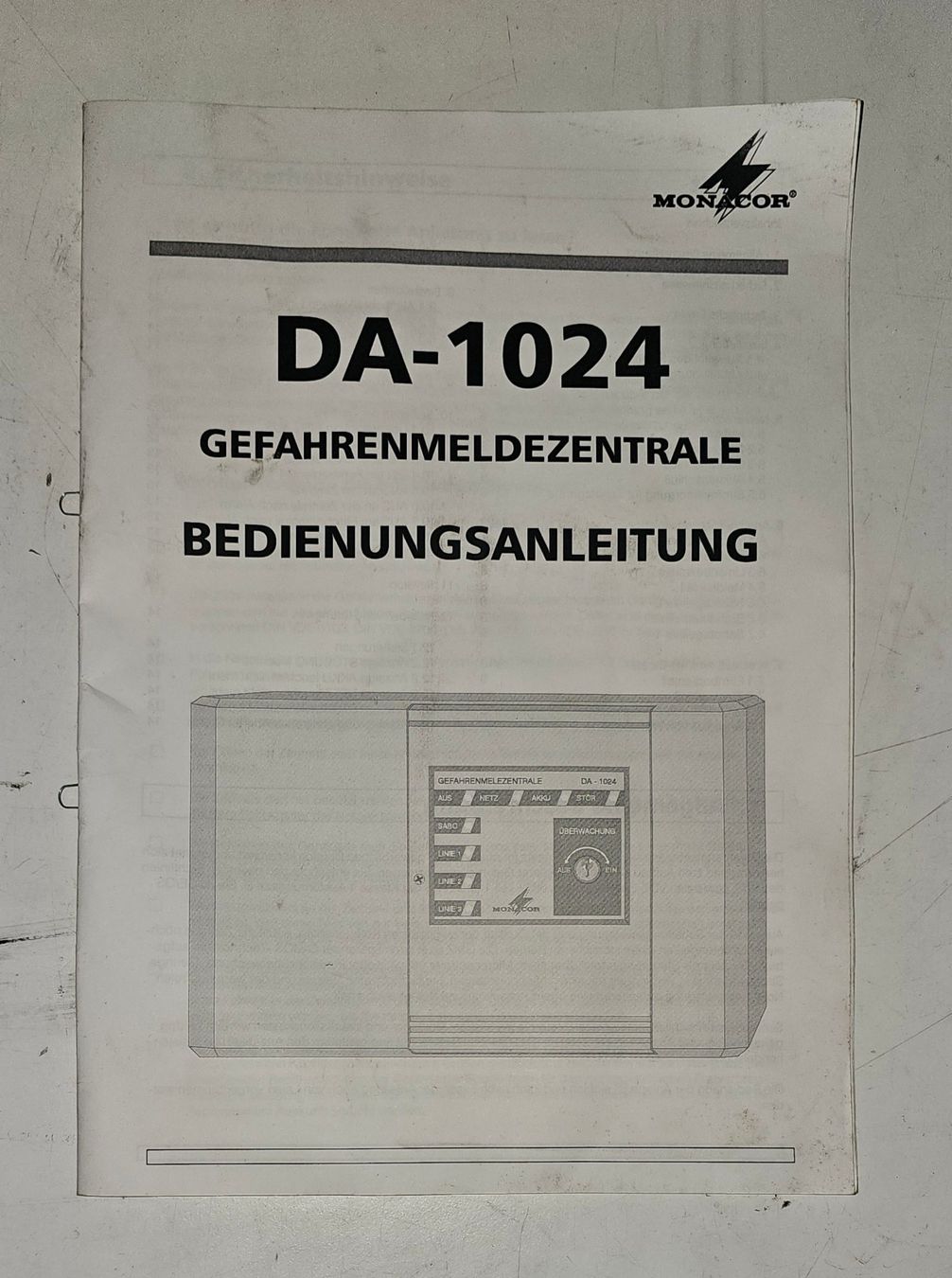 Sistemi d'allarme: Monacor Alarmmeldezentrale DA-1024 – Difettoso da Birsfelden venduto da missnamrit 7