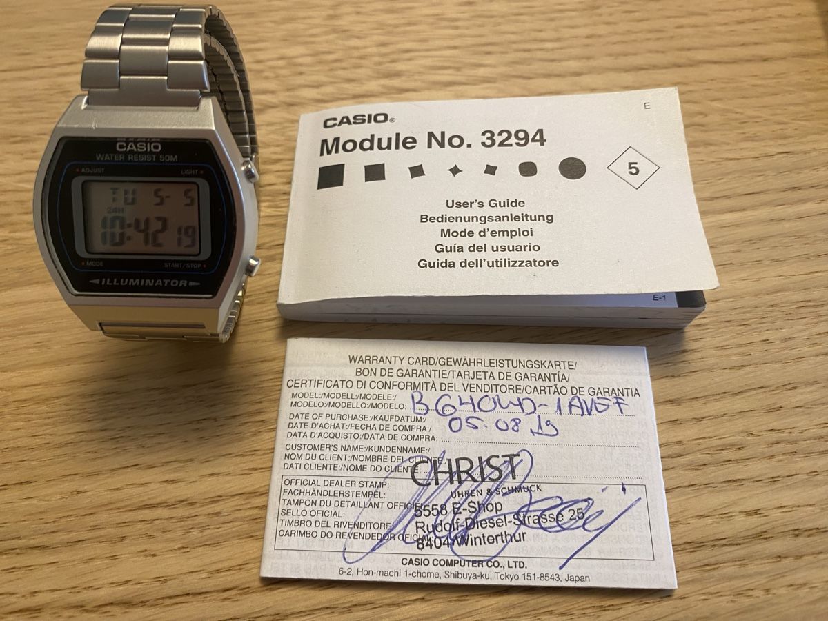 Casio Orologi: Casio Digital-Uhr Modul 3294 – Nuovo (secondo la descrizione) da Aesch BL venduto da Gamazoru 1