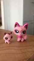 Littlest pet shop Wolf cat mommy and baby  #2664 #2665