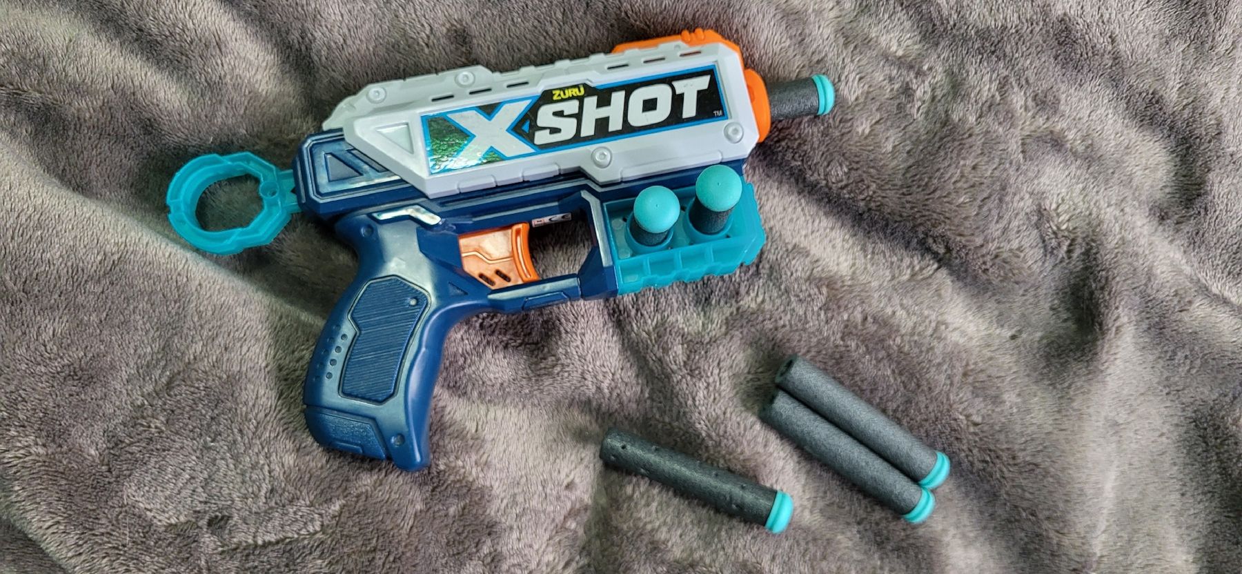 Giocattoli: ZURU X-Shot Excel Kickback Blaster mit Darts – Usato da Affeltrangen venduto da ds4_5flj 1
