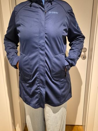 Softshelljacke blau Gr. 44 neuwertig Maier Sports