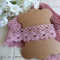 Spitze Spitzenband Baumwolle alt rosa 297cm rose