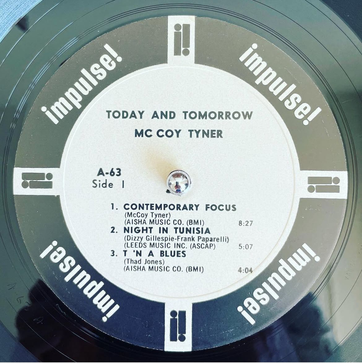 Vinyles: Today And Tomorrow McCoy Tyner 1964 – US – D'occasion à Basel par porkpierecords 6