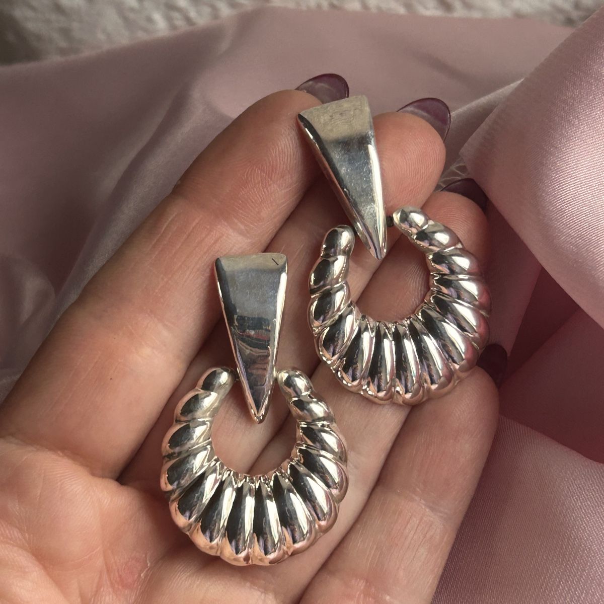 Orecchini pendenti & Orecchini a lobo: Ohrenringe Ovale Muschelringe( echt silber) – Nuovo e nell'imballaggio originale da Basel venduto da bellespirit 4