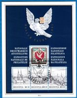 1995  Sonderblock    Basler Taube 95   gestempelt  Ersttag