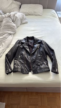 Veste en cuir Zara taille S