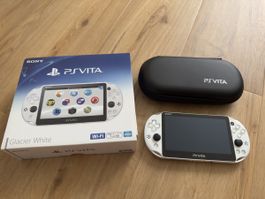 Sony PS Vita Glacier White - Inkl. Case & Originalverpackung