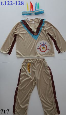 Costume Indien / Indianer t. 122 - 128