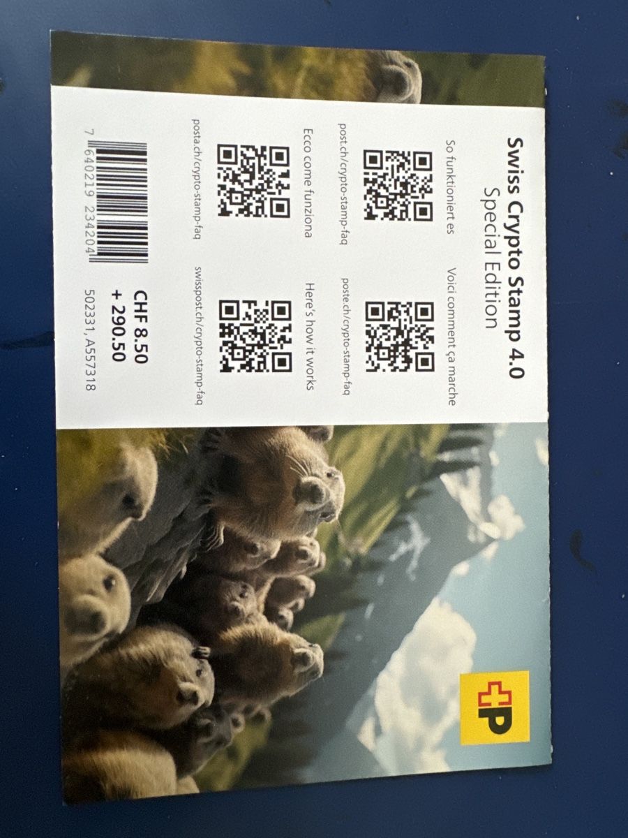 Tutti i francobolli: Swiss Crypto Stamp  (14 pièces) – Nuovo e nell'imballaggio originale da Les Pontins venduto da Casubob42 2