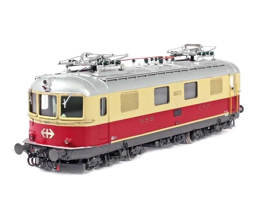 Lemaco Modelleisenbahnen: Lemaco HO-021/2 - SBB Re 4/4 I 10033 TEE – Neu (gemäss Beschreibung) aus Ebikon von Cocorica