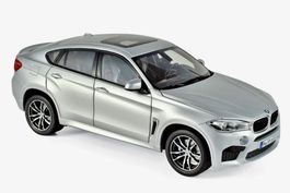 BMW X6 M 2015 MASSSTAB 1:18 SILBERMETALLIC