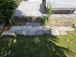 Granitplatten Naturstein Gartenplatten ca. 333 cm