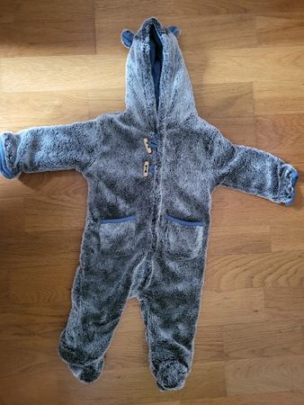 Combinaison pilote bébé peluche Mon Cœur 3 mois - 62 cm