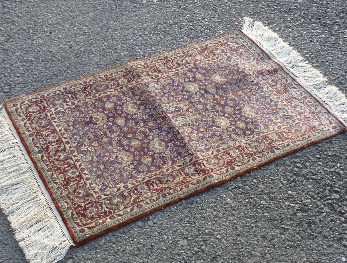 Teppiche: Wunderschöner feiner Seiden-Teppich – Gebraucht aus Walkringen von Casablanca777 1