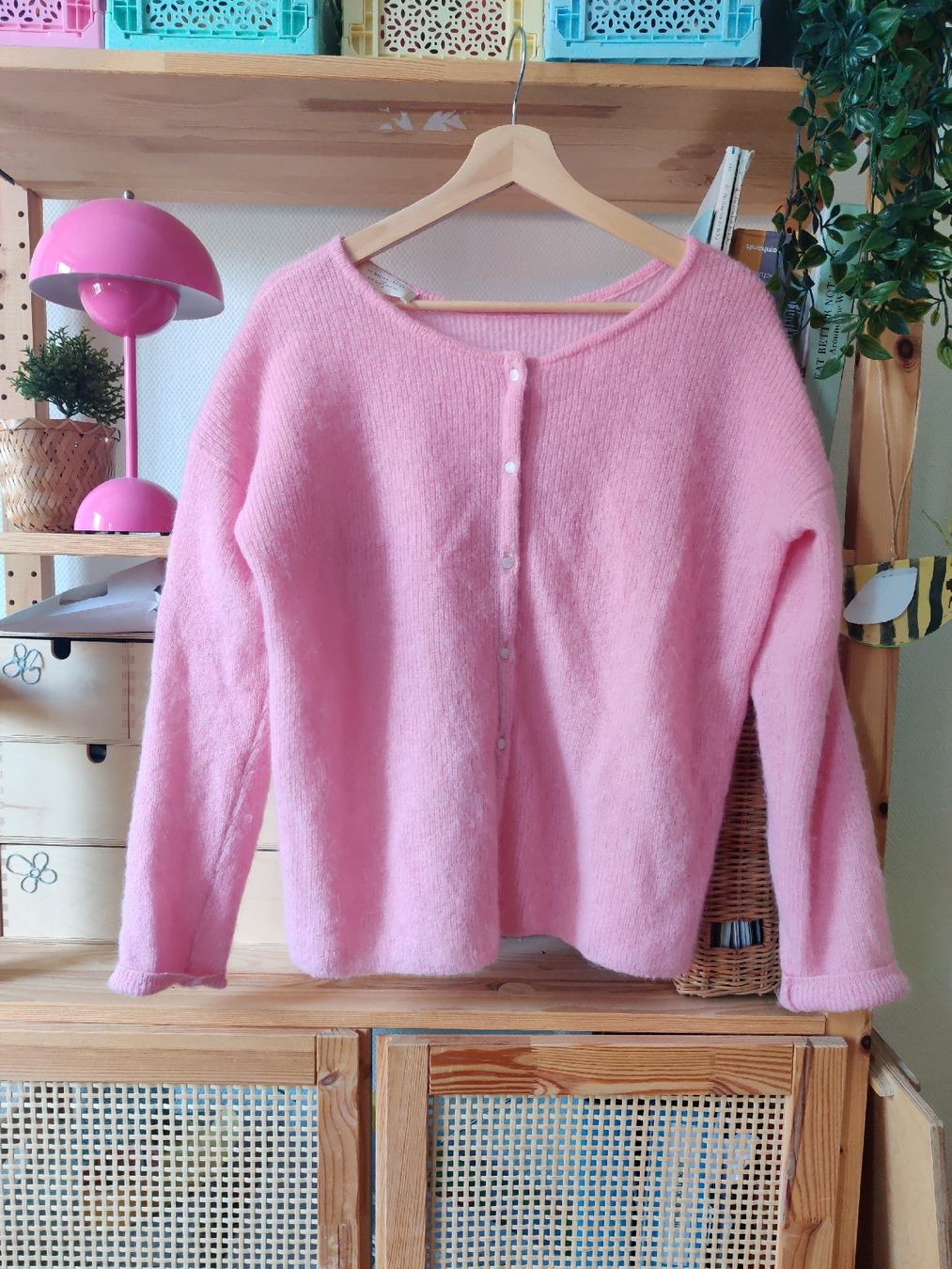 Sezane Maglioni & Felpe: SEZANE rosa Strickjacke Gr. S  💖 – Nuovo (secondo la descrizione) da Riehen venduto da Milllivanilli
