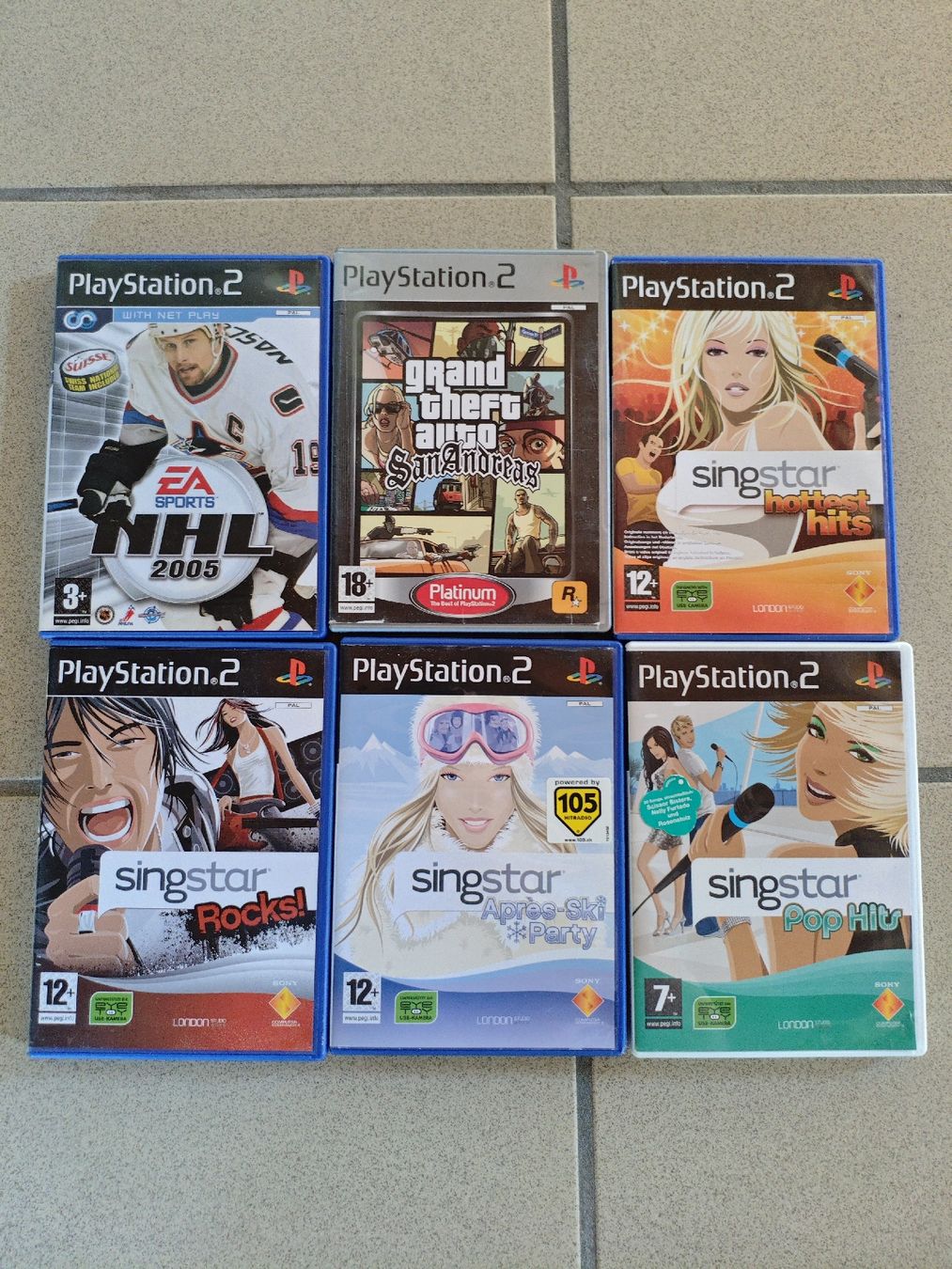 Sony Console: Playstation 2 mit Singstar und GTA San Andreas – Usato da Unterstammheim venduto da and_kj2n 1