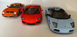 3 Lamborghini Modelle 1:18