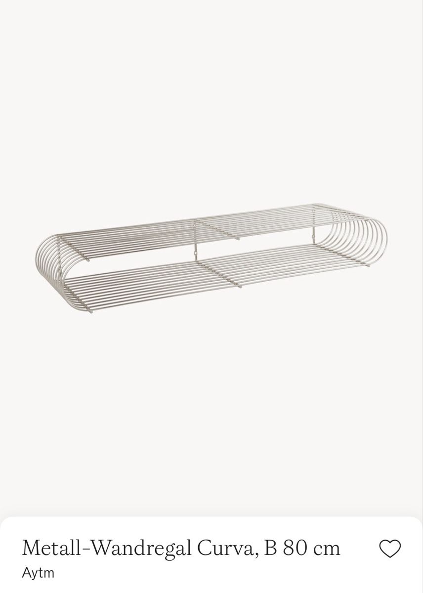 Scaffali: Metall-Wandregal , B 80 cm WESTWING – Usato da Zürich venduto da kat_ww7d 2