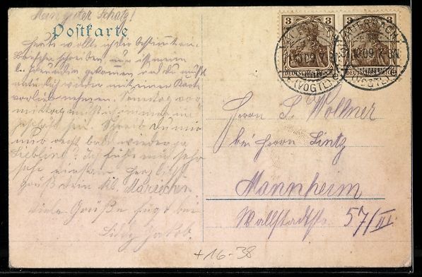 Cartoline postali: Grusskarten-AK Auerbach i. V., Totalansi – Usato da Berlin venduto da bartko-reher 1