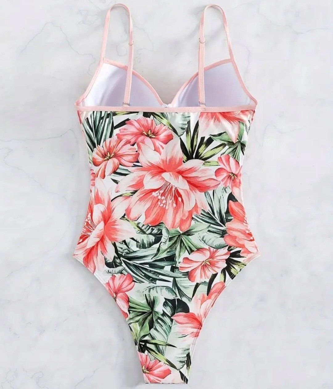 Shein Costumi da bagno & Bikini: Neuer,Einteiliger Badeanzug mit Blumenmuster Größe S – Nuovo e nell'imballaggio originale da Frauenfeld venduto da kasiek2319 2