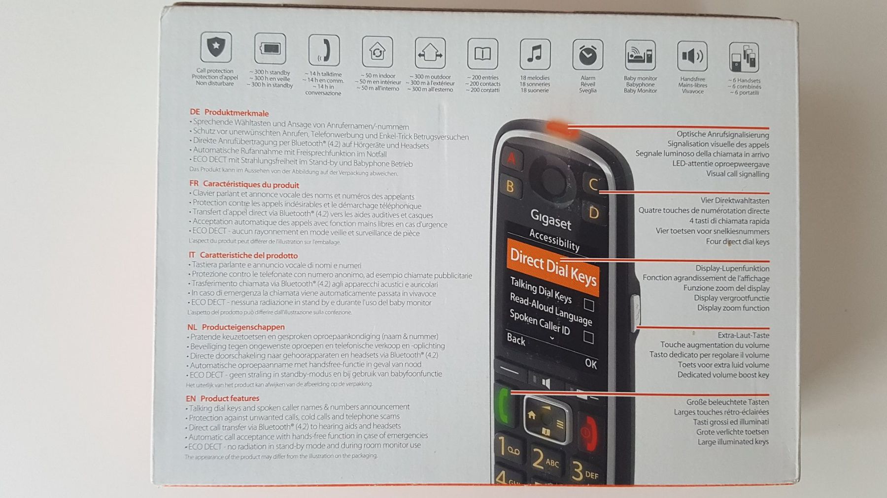 Gigaset Telefoni: Gigaset E720 Analog-/Schnurlostelefon – Usato da Boll venduto da Dajufa 2