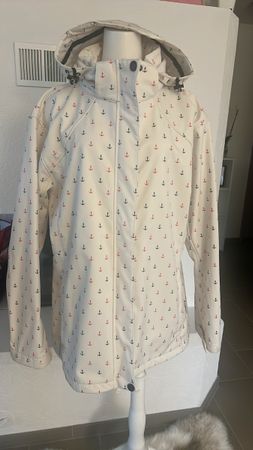 Softshelljacke Damen Grösse 46 Creme Anker Prints