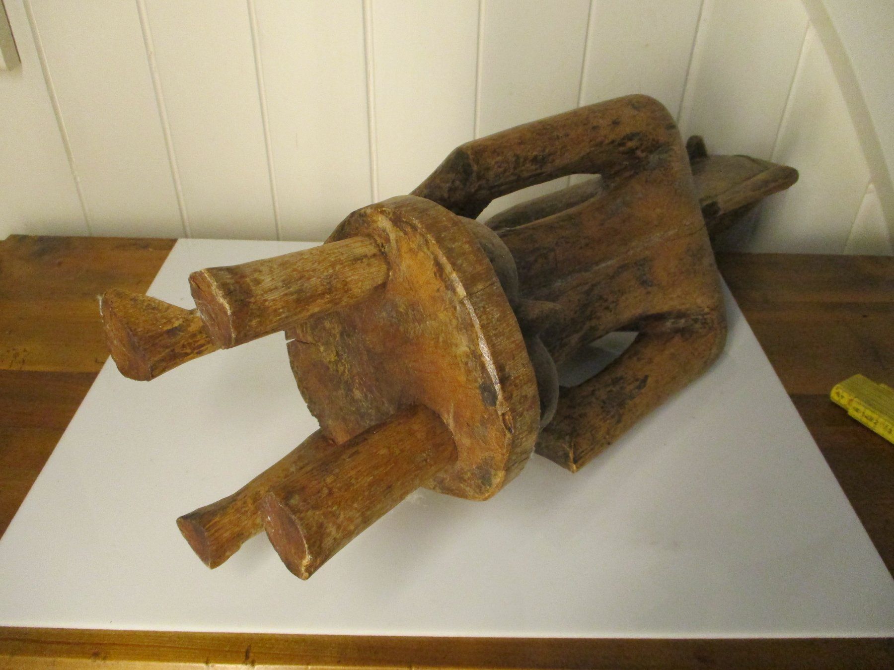 Sculture & Statue: Mutterfigur auf Hocker sitzend Skulptur tribal art premier – Usato da Windisch venduto da Autogrammo 9