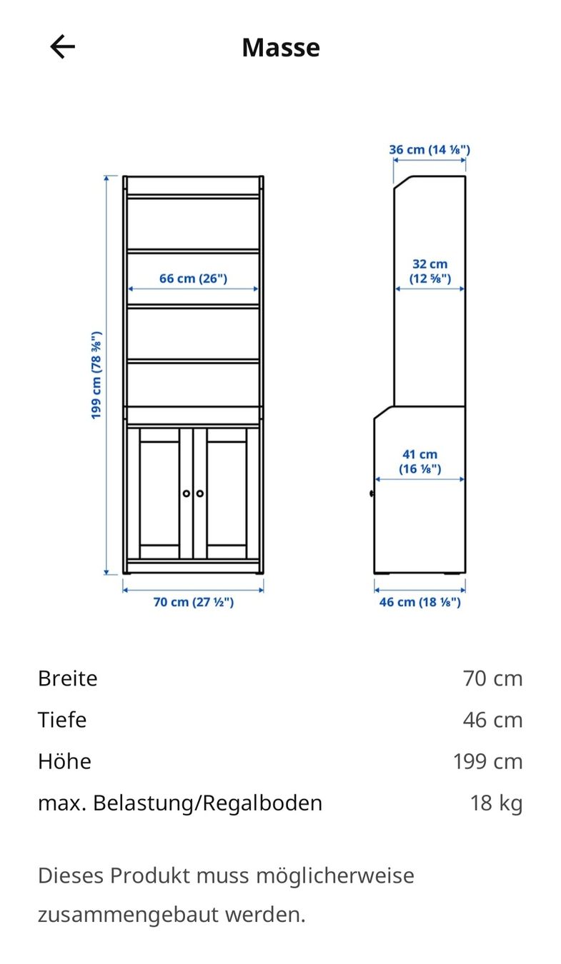 Scaffali: IKEA Hauga Hochschrank – Usato da Safnern venduto da giselleb86 1