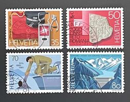 1985 Sonderpostmarken I ʘ 711, 712, 713, 714