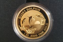 Goldmünze Dusky Dolphin limitiert