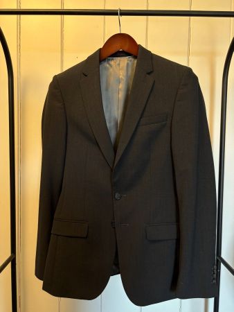 Greiff Business-Anzug, dunkelgrau, inkl. 2 Hosen, Grösse 44
