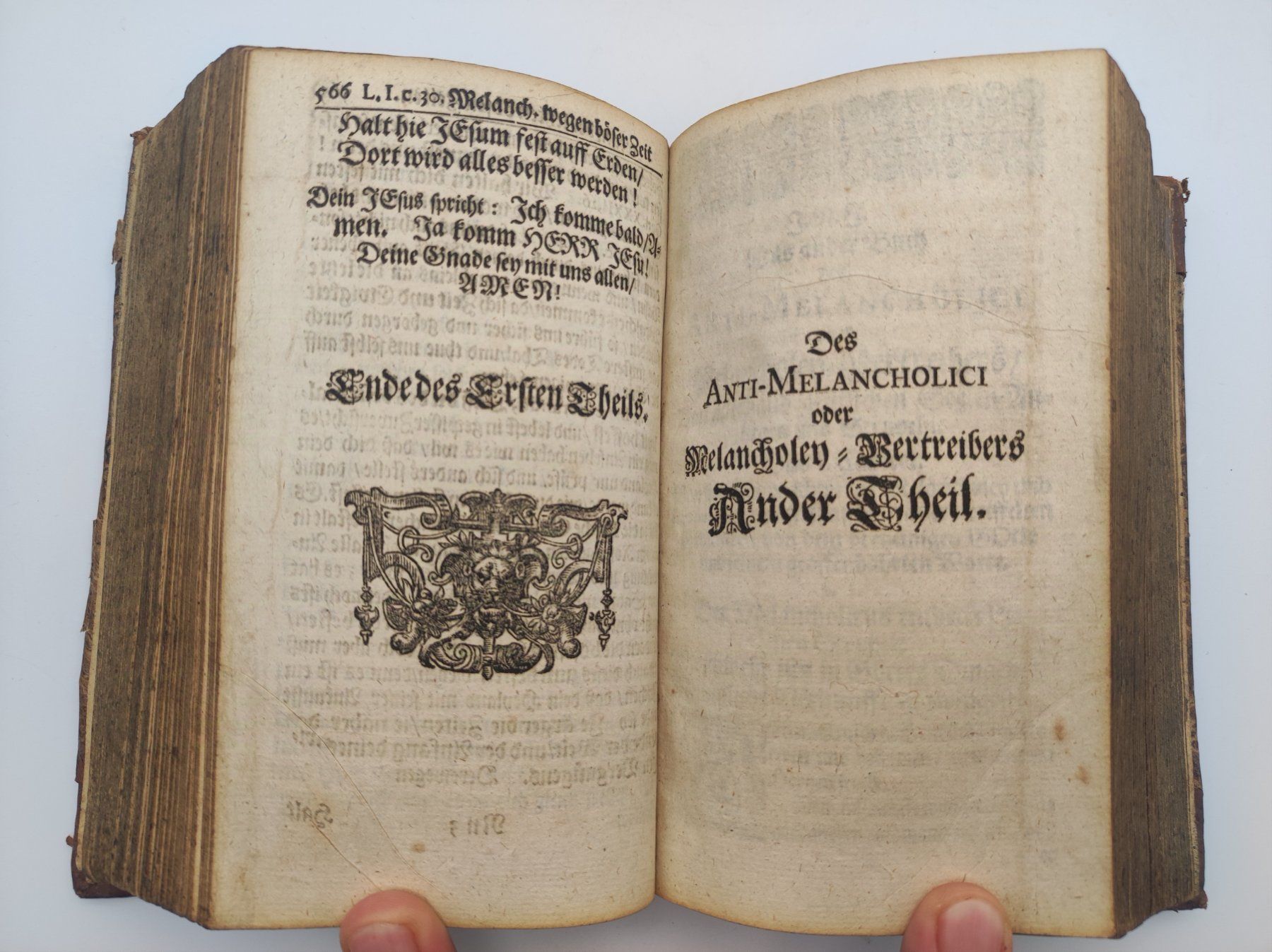 Libri: AUGUST PFEIFFER - ANTIMELANCHOLICUS - 1685 – Usato da Goldach venduto da Gaip 2