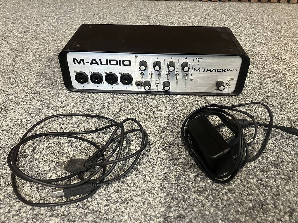 M-Audio Platines de mixage: M-Audio M-Track Quad USB Audio Interface – D'occasion à Roggliswil par BSS95