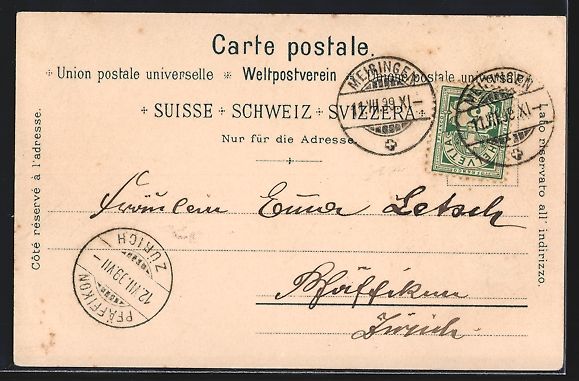 Cartes postales: Litho Meiringen, Reichenbachfall, Rosenl – D'occasion à Berlin par bartko-reher 1