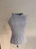🩵 Figurbetontes Ribbed Neckholder-Top ✨