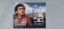 Autogramm Aurton Senna