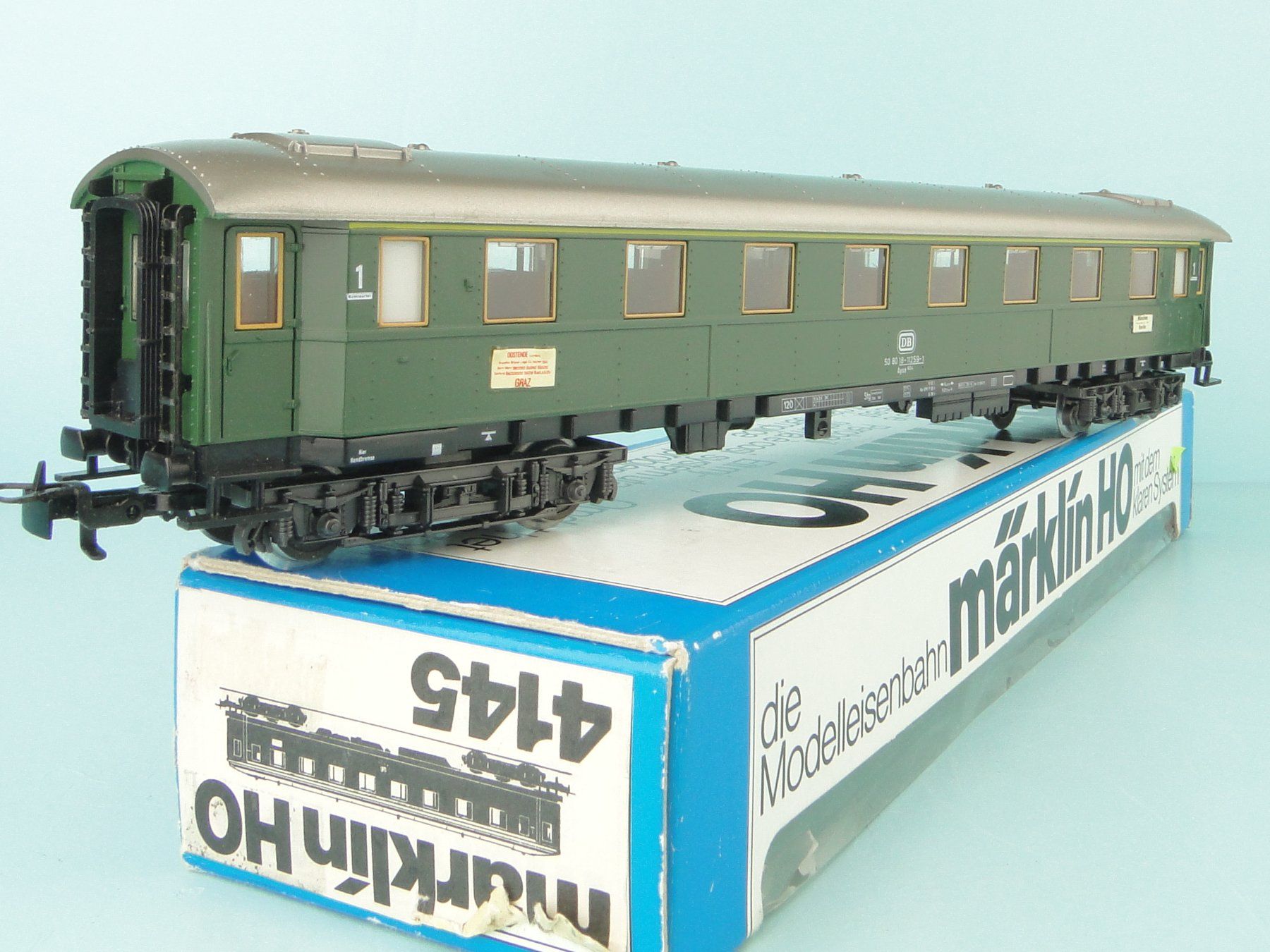 Märklin Modellini di ferrovie: Märklin 4145 DB 1. Klasse Wagen – Usato da Bülach venduto da cann11