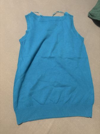 Top Sommer Strick türkis Gr. S - Ideal für warme Tage!