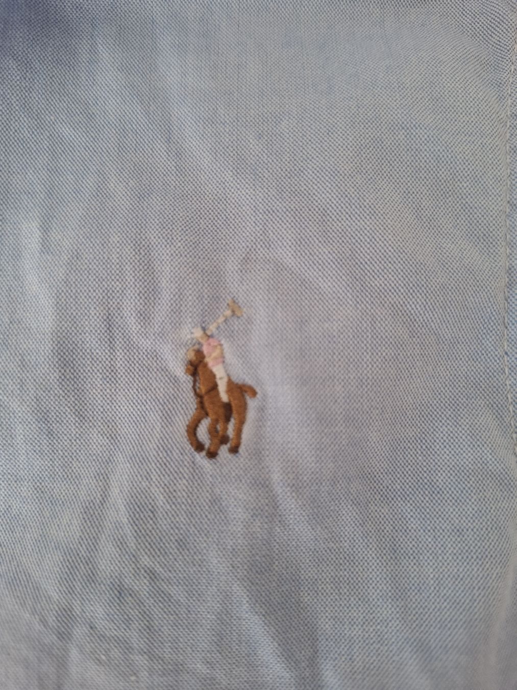 Ralph Lauren Camicette, T-shirt & Top: Polo Ralph Lauren Bluse, Grösse 5, Hellblau – Usato da Rotkreuz venduto da PrelovedPicks 3