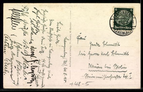 Cartoline postali: Langenberg, Grosssender mit Ersatzbau un – Usato da Berlin venduto da bartko-reher 1