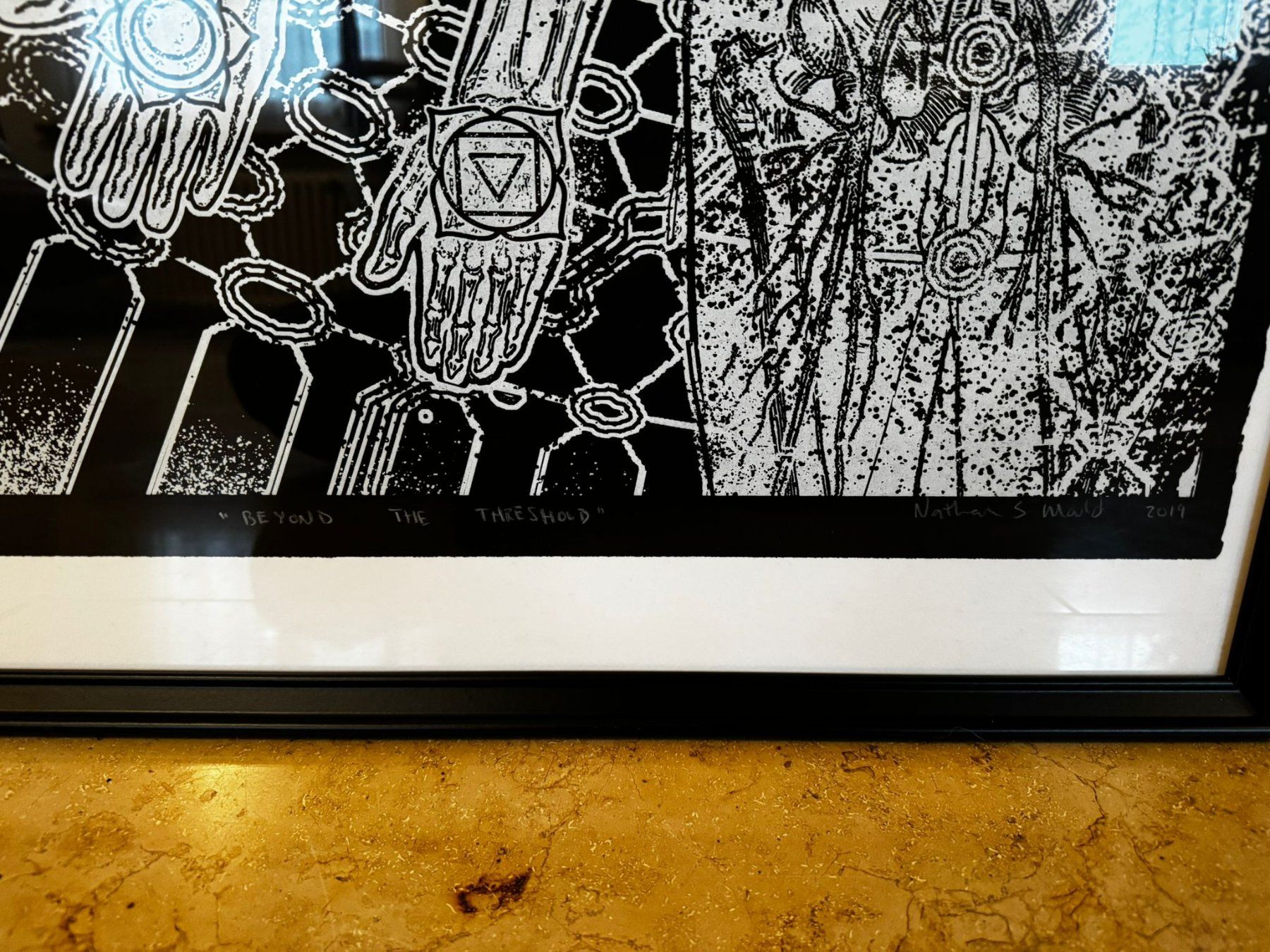 Foto & Immagini: BEYOND TRYPTIC von Nathan Mould incl. Rahmen – Usato da Wettingen venduto da Cedimental 3