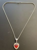 ❤️Wunderschöne Neue Silber Kette mit Herz-Anhänger von BGE❤️