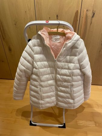 Winterjacke weiss/rosa