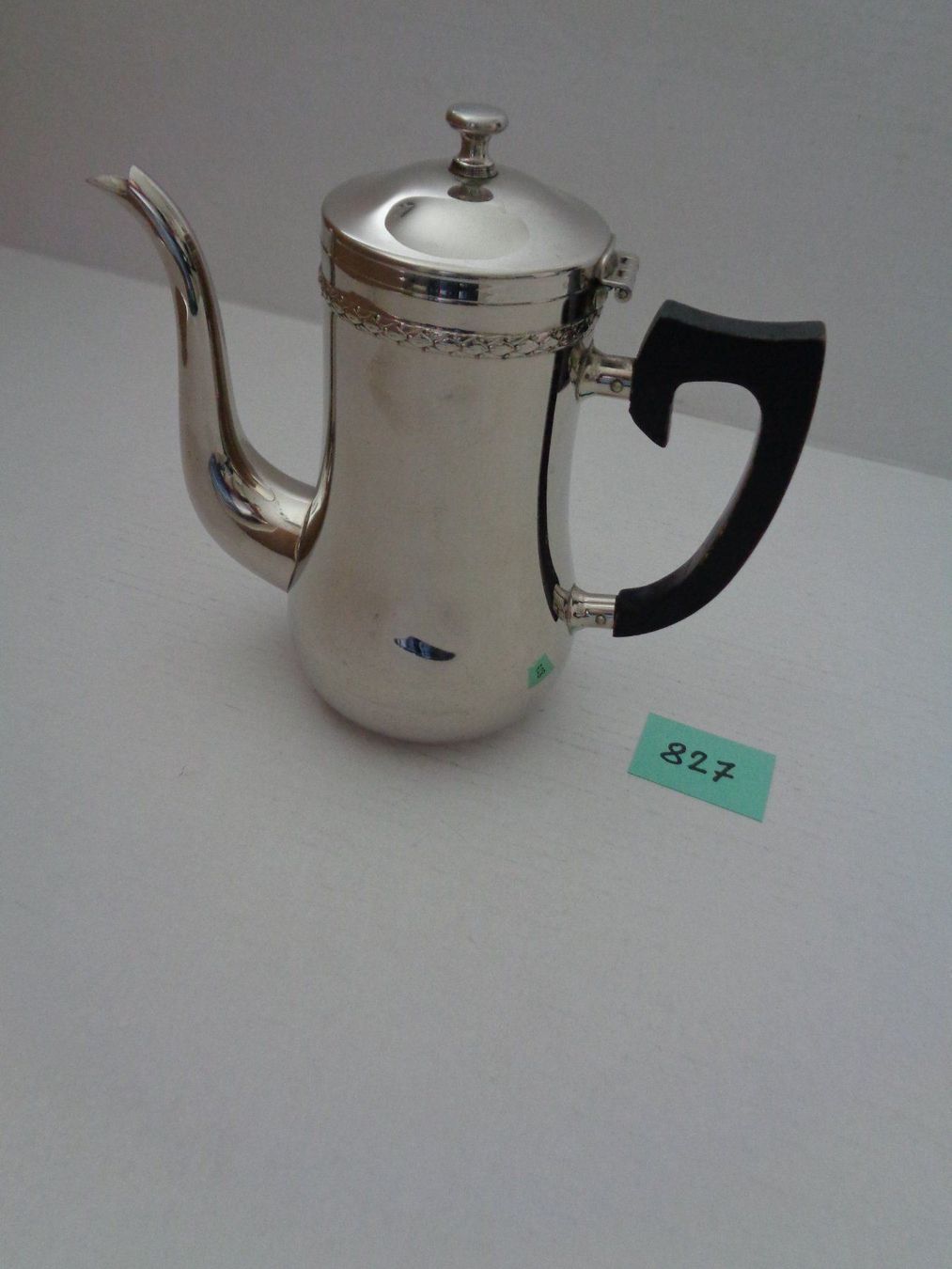 Teekannen: Chrom - Kaffeekrug - Jugendstil – Gebraucht aus Chur von omonia