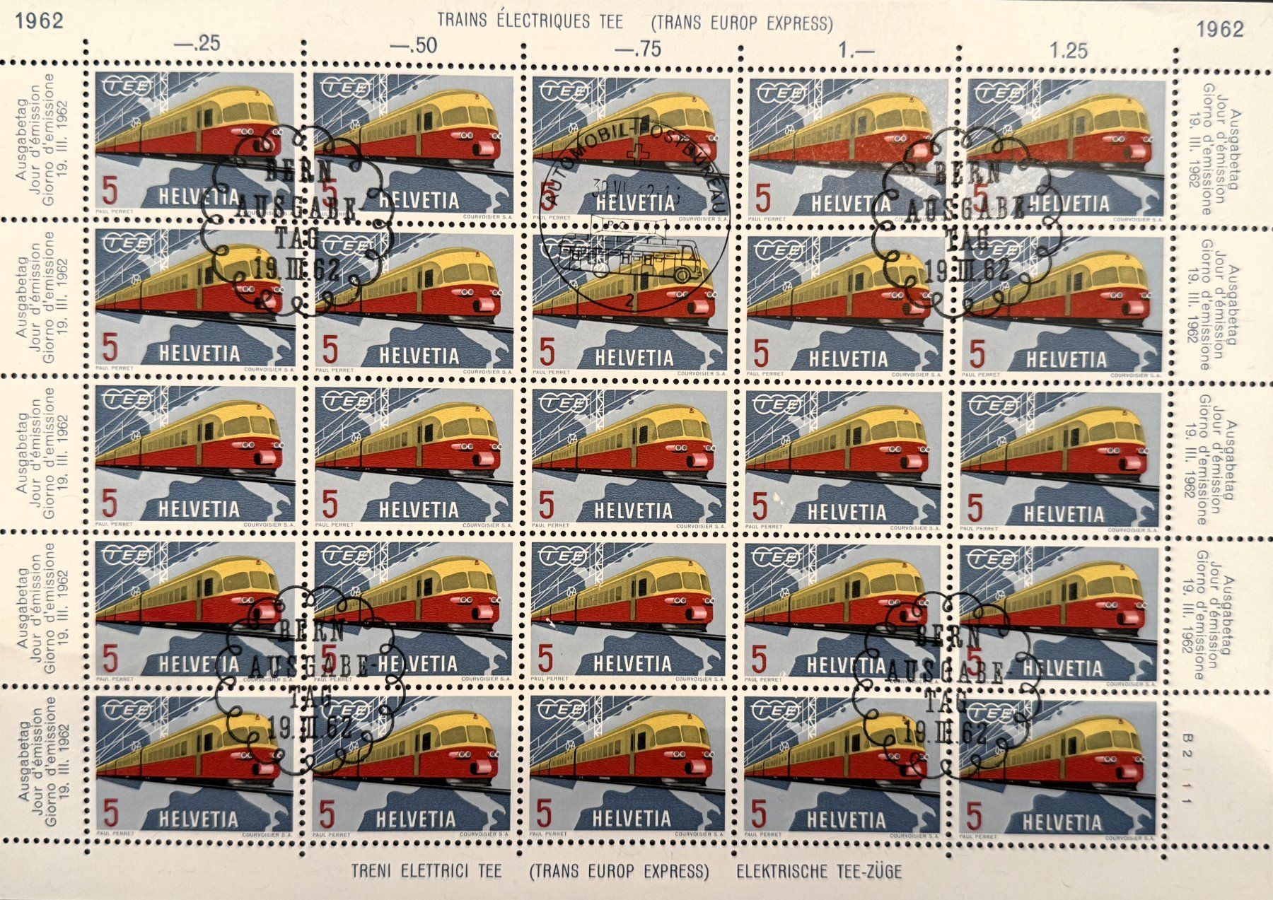 Tutti i francobolli: WERBE MARKEN 962    mit Ersttagstempel – Usato da Luzern venduto da maxbox1