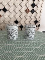 2er Set Teetassen mit Deckel 