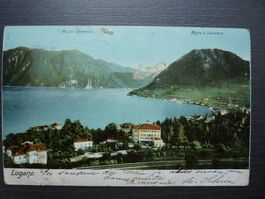 PK Lugano 1903 mit Salvatore,  Fr. 2.00  gelaufen