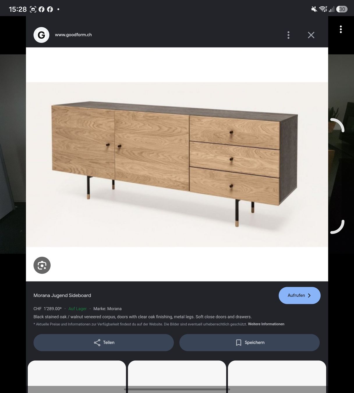 Kommoden: sideboard woodman – Gebraucht aus Bern von cronico
