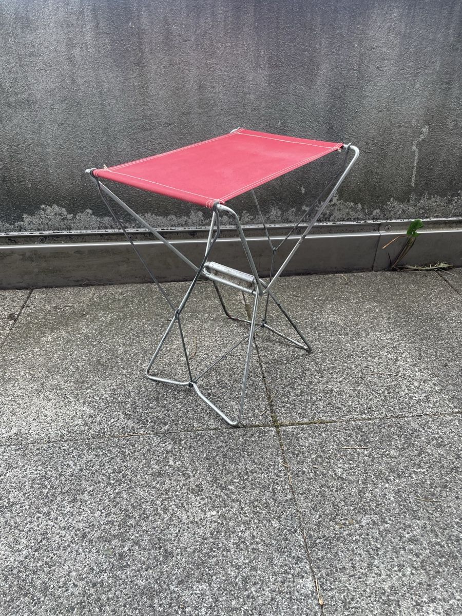 Sgabelli: Tabouret Pliable Vintage – Usato da Vallamand venduto da Bricbracbroc82 1