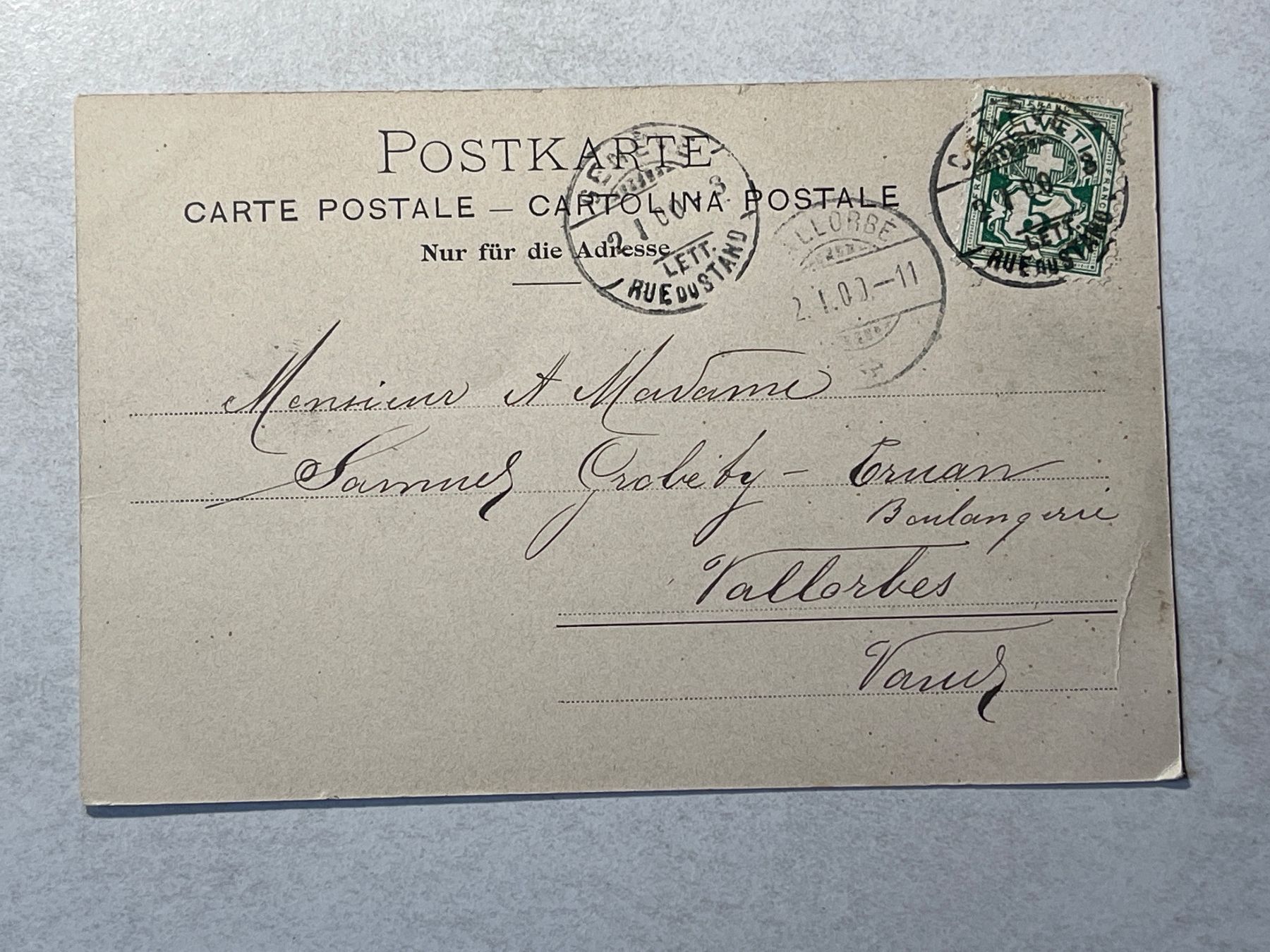 Cartoline postali: Alte Ansichtskarte von Genf, Université, ca. 1900! – Usato da Strengelbach venduto da Aschatan5 1